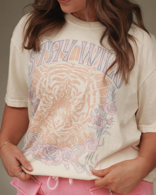 Stay Wild Tiger Comfort Colors Tee