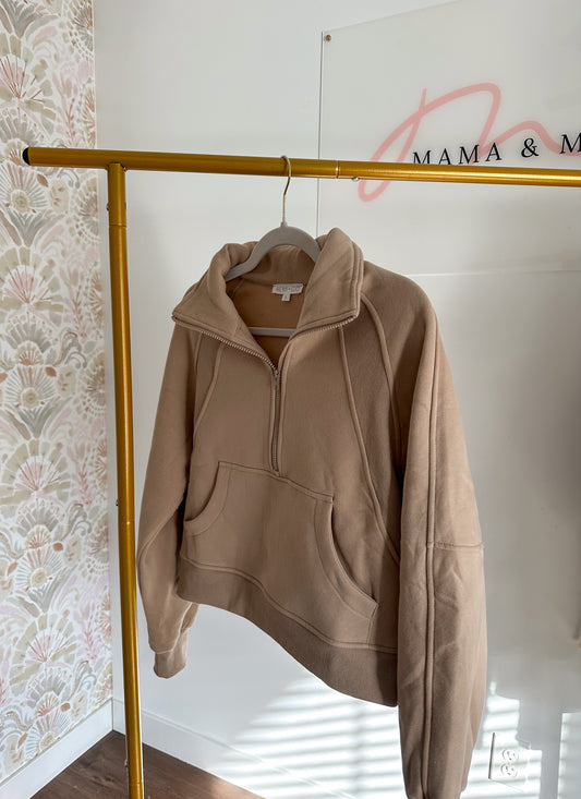 RESTOCK- On the Go pullover Oat