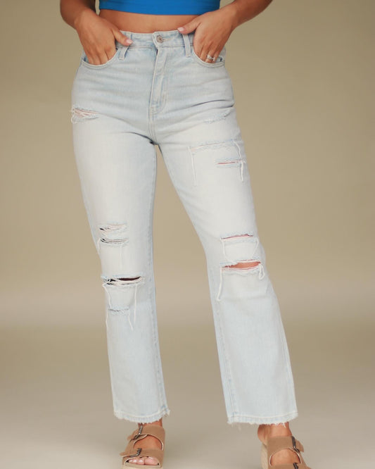 Coen High Rise Straight Jeans