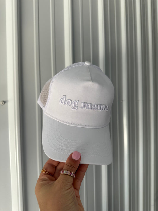 3D embroidered "Dog Mom" Hat